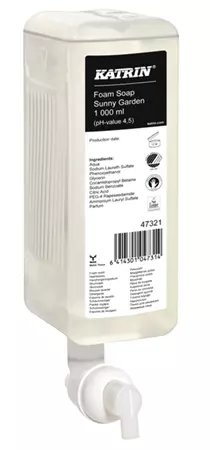 Een Handzeep Katrin Foam Sunny Garden 1000ml 47321 koop je bij KantoorProfi België BV