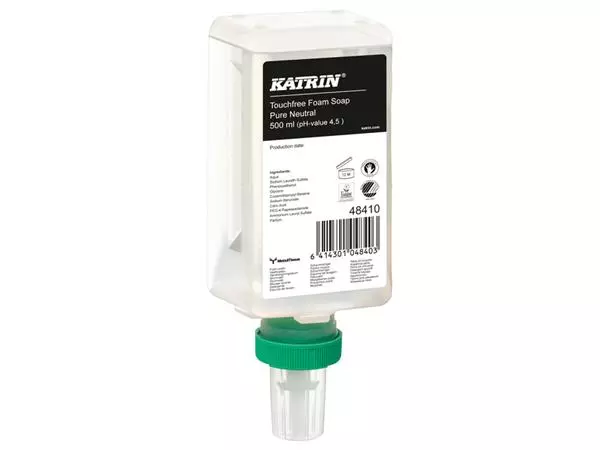 Een Handzeep Katrin Touchfree Foam Pure Neutral 500ml 48410 koop je bij EconOffice