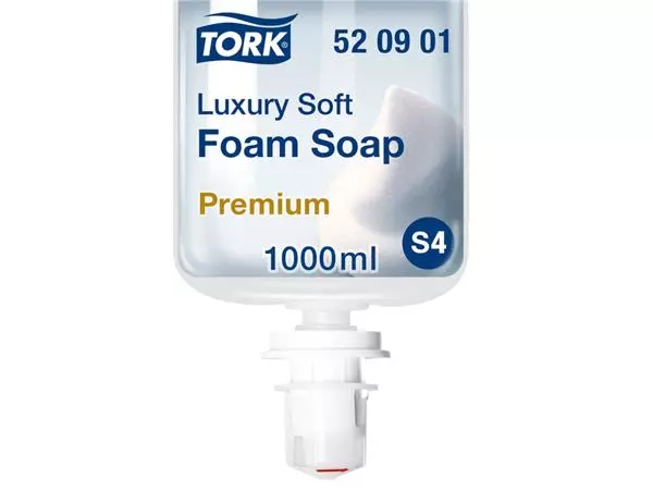 Een Handzeep Tork S4 foam luxe zacht geparfumeerd 1000ml 520901 koop je bij Goedkope Kantoorbenodigdheden