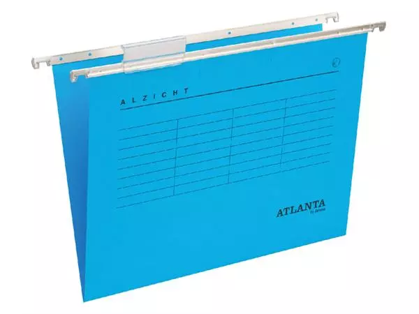 Een Hangmap Alzicht folio frontaal V-bodem blauw koop je bij EconOffice
