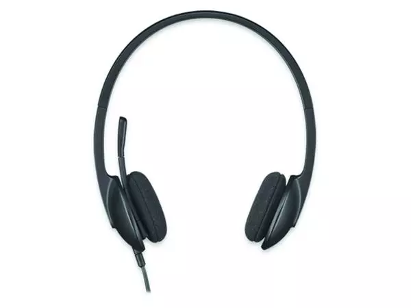 Een Headset Logitech H340 On Ear zwart koop je bij Goedkope Kantoorbenodigdheden