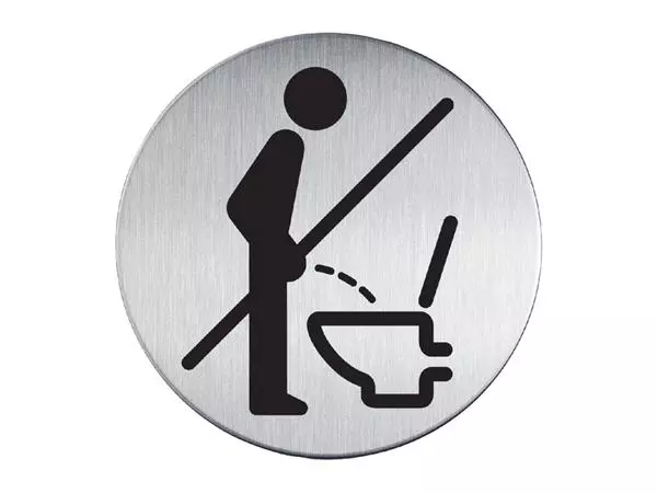 Een Infobord pictogram Durable 4921 verboden Staand urineren koop je bij KantoorProfi België BV