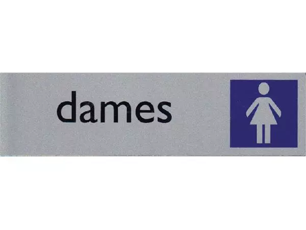 Infobord pictogram dames 165x44mm
