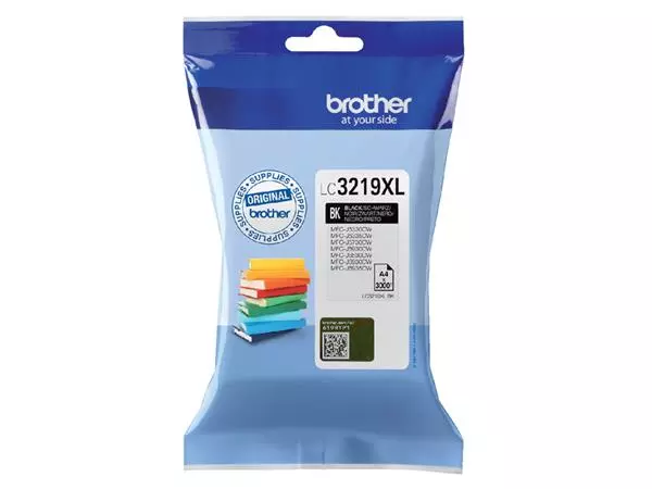 Een Inktcartridge Brother LC-3219XLBK zwart koop je bij MV Kantoortechniek B.V.