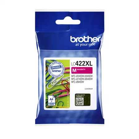 Inktcartridge Brother LC-422XLM rood