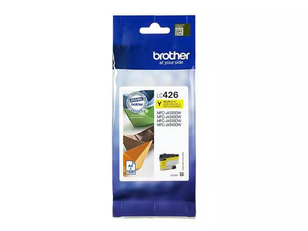 Een Inktcartridge Brother LC-426Y geel koop je bij L&N Partners voor Partners B.V.