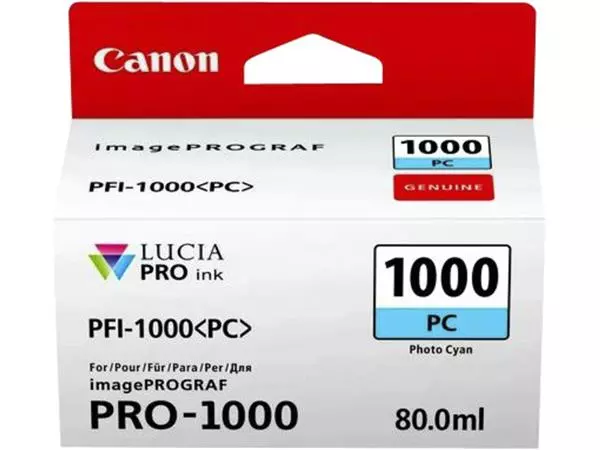 Inktcartridge Canon PFI-1000 foto blauw