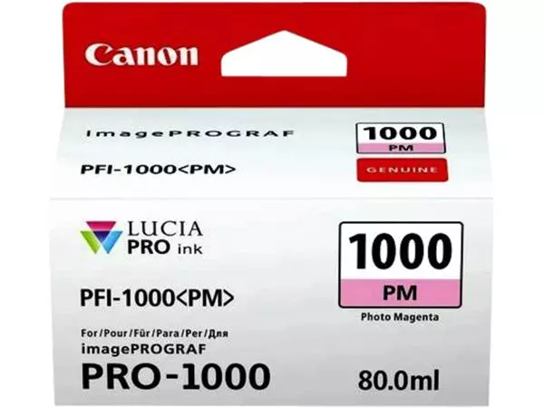 Een Inktcartridge Canon PFI-1000 foto rood koop je bij QuickOffice BV