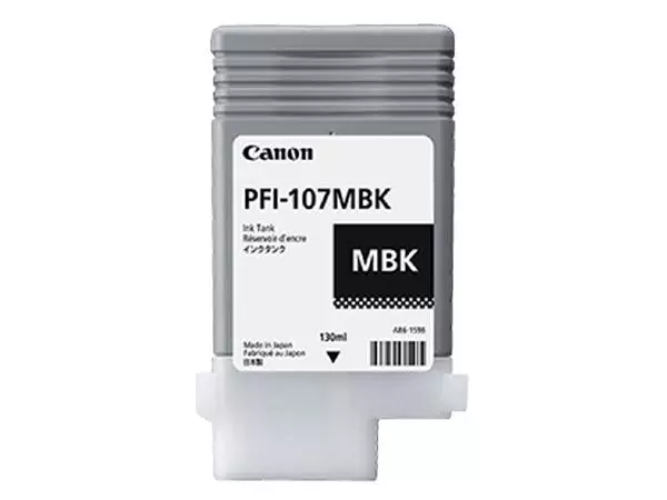 Een Inktcartridge Canon PFI-107 mat zwart koop je bij Goedkope Kantoorbenodigdheden