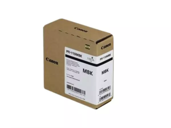 Een Inktcartridge Canon PFI-110 mat zwart koop je bij QuickOffice BV