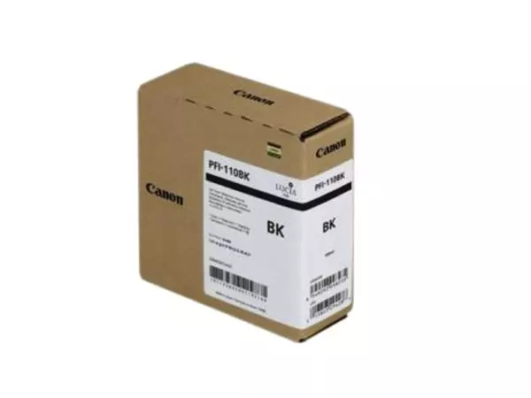 Een Inktcartridge Canon PFI-110 zwart koop je bij QuickOffice BV