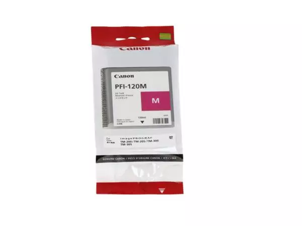 Een Inktcartridge Canon PFI-120 rood koop je bij QuickOffice BV