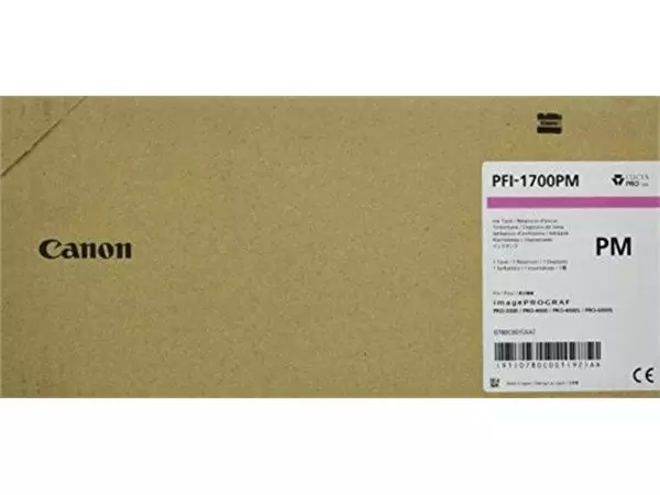 Een Tintenpatrone Canon PFI-1700 Foto rot koop je bij QuickOffice BV