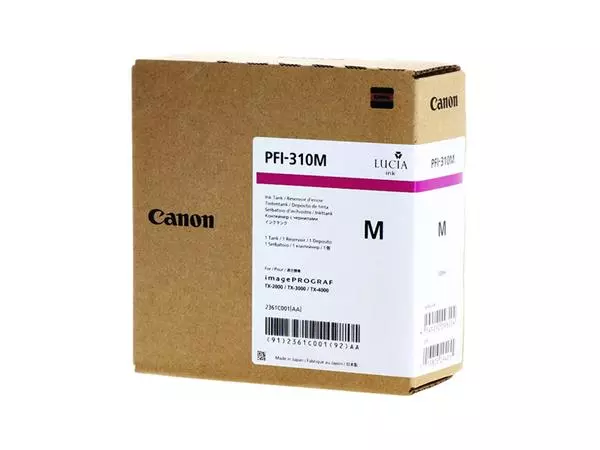 Een Inktcartridge Canon PFI-310 rood koop je bij EconOffice