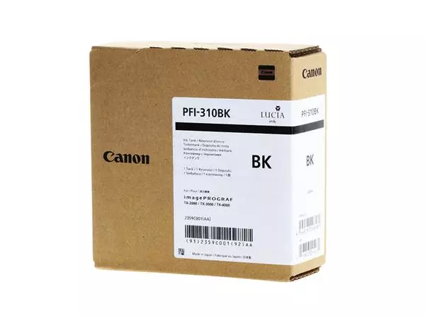 Een Inktcartridge Canon PFI-310 zwart koop je bij EconOffice