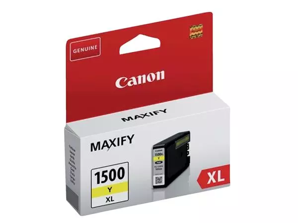 Een Inktcartridge Canon PGI-1500XL geel koop je bij EconOffice