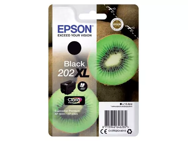 Een Inktcartridge Epson 202XL T02G14 zwart koop je bij Tonerinktshop