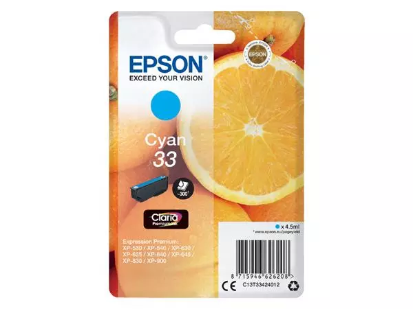 Een Inktcartridge Epson 33 T3341 blauw koop je bij Tonerinktshop