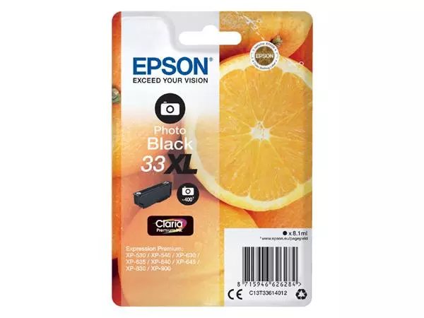 Buy your Inktcartridge Epson 33XL T3361 foto zwart at QuickOffice BV