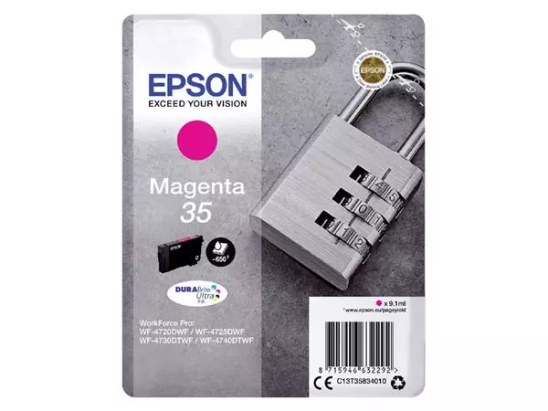 Inktcartridge Epson 35 T3583 rood