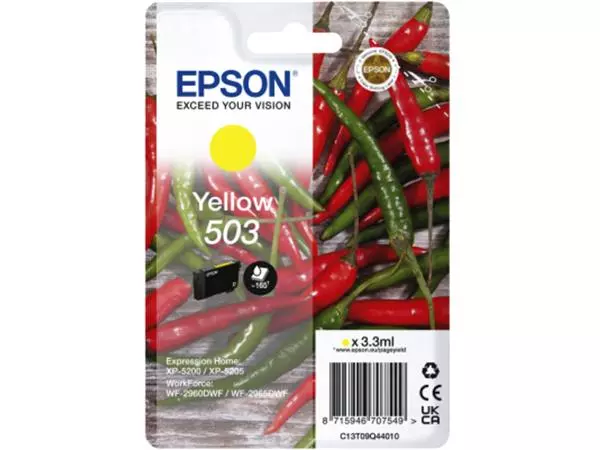 Een Inktcartridge Epson 503 T09Q44 geel koop je bij EconOffice