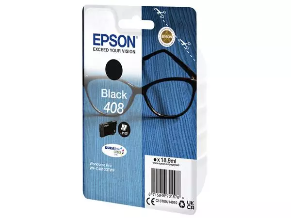Een Inktcartridge Epson T09J140 408 zwart koop je bij Van Leeuwen Boeken- en kantoorartikelen