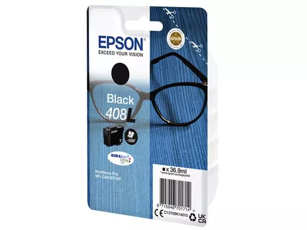 Een Inktcartridge Epson T09K140 408L zwart koop je bij Van Leeuwen Boeken- en kantoorartikelen
