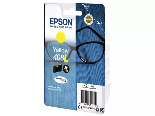 Een Inktcartridge Epson T09K440 408L geel koop je bij EconOffice