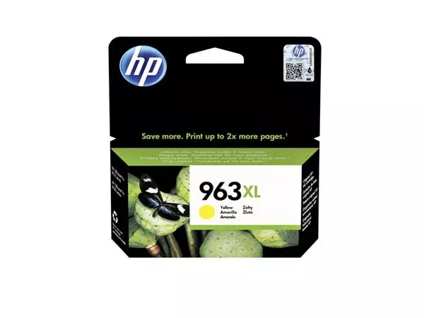 Buy your Inktcartridge HP 3JA29AE 963XL geel at QuickOffice BV