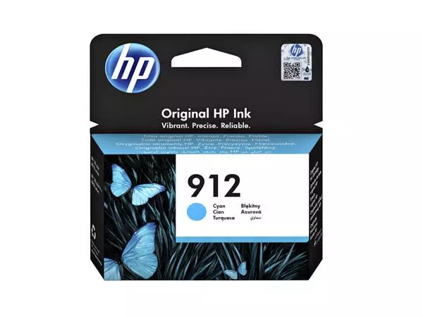 Inktcartridge HP 3YL77AE 912 blauw