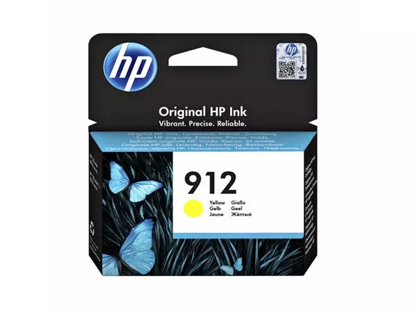 Een Inktcartridge HP 3YL79AE 912 geel koop je bij Kantoorvakhandel van der Heijde