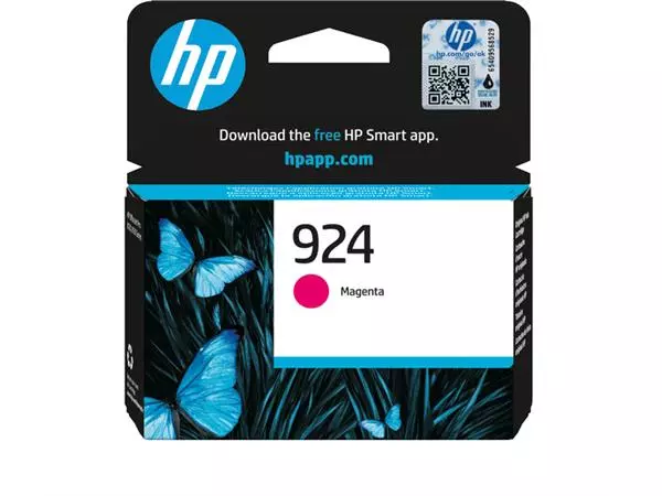 Een Inktcartridge HP 4K0U4NE 924 rood koop je bij QuickOffice BV