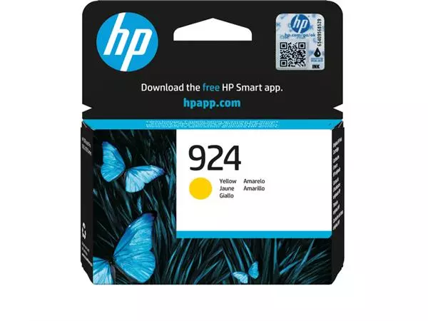 Buy your Inktcartridge HP 4K0U5NE 924 geel at QuickOffice BV