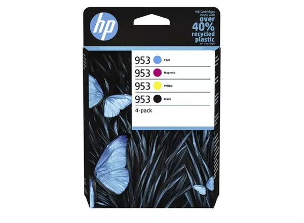 Een Inktcartridge HP 6ZC69AE 953 zwart + 3 kleuren koop je bij MV Kantoortechniek B.V.