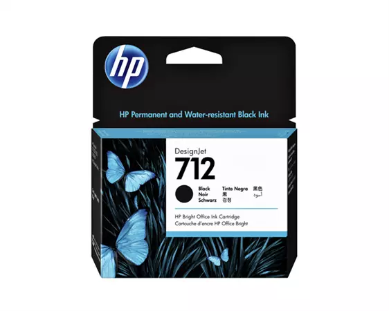 Een Inktcartridge HP 712 3ED71A zwart koop je bij KantoorProfi België BV