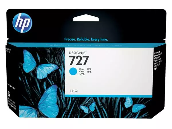 Inktcartridge HP B3P19A 727 blauw