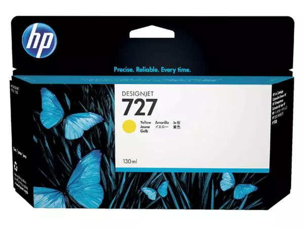 Een Inktcartridge HP B3P21A 727 geel koop je bij KantoorProfi België BV