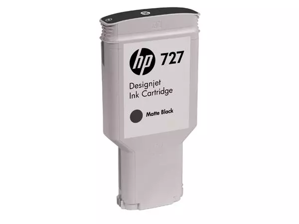 Een Inktcartridge HP C1Q12A 727 mat zwart koop je bij Totaal Kantoor Goeree