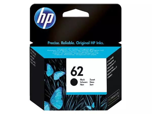 Een Inktcartridge HP C2P04AE 62 zwart koop je bij Van Hoye Kantoor BV