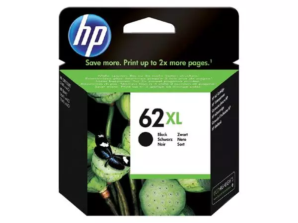 Een Inktcartridge HP C2P05AE 62XL zwart koop je bij Kantoorvakhandel van der Heijde