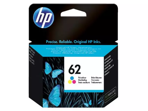 Een Inktcartridge HP C2P06AE 62 kleur koop je bij Van Leeuwen Boeken- en kantoorartikelen