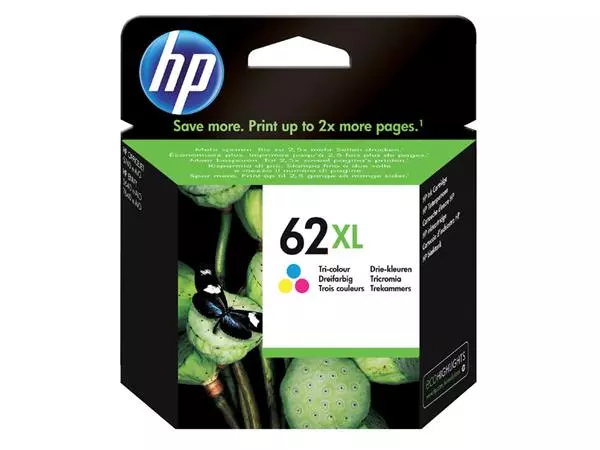 Een Inktcartridge HP C2P07AE 62XL kleur koop je bij MV Kantoortechniek B.V.