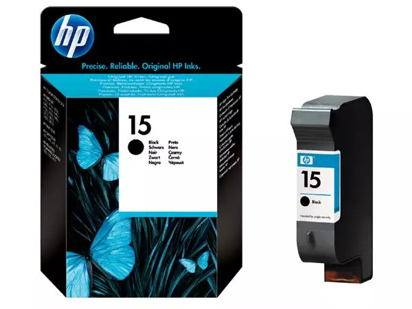 Een Inktcartridge HP C6615DE 15 zwart koop je bij Kantoorvakhandel van der Heijde