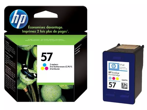 Een Inktcartridge HP C6657A 57 kleur koop je bij Klik Office BV