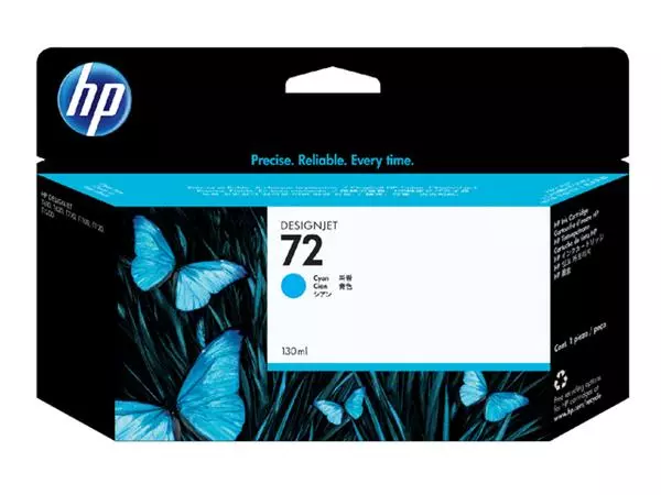 Een Inktcartridge HP C9371A 72 blauw koop je bij Van Hoye Kantoor BV