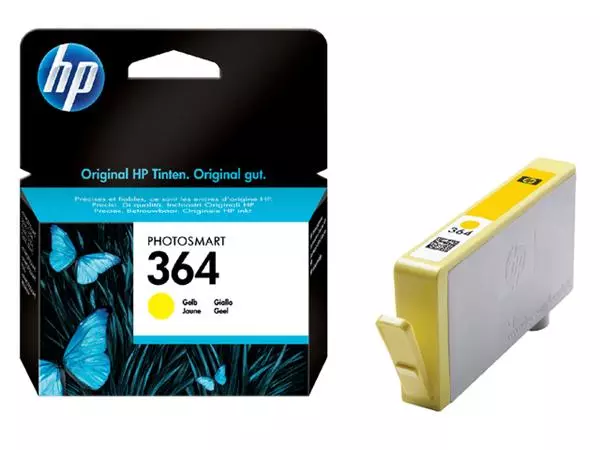 Een Inktcartridge HP CB320EE 364 geel koop je bij Van Hoye Kantoor BV