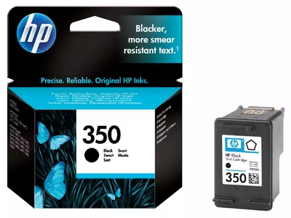 Een Inktcartridge HP CB335EE 350 zwart koop je bij Goedkope Kantoorbenodigdheden