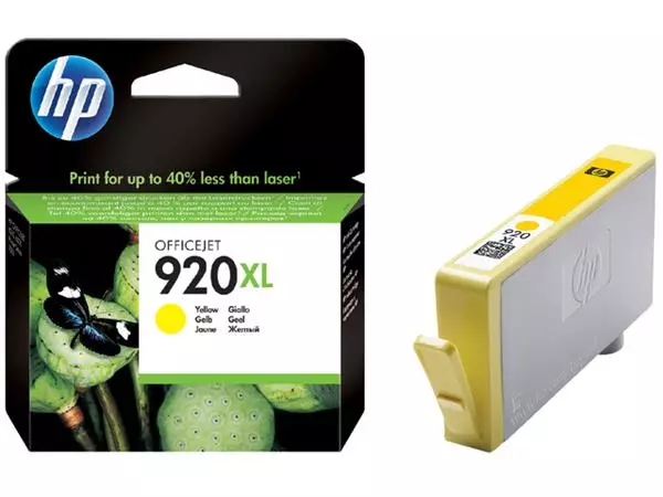 Een Inktcartridge HP CD974AE 920XL geel koop je bij Van Hoye Kantoor BV