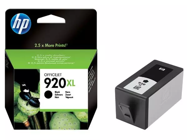 Een Inktcartridge HP CD975AE 920XL zwart koop je bij Van Hoye Kantoor BV