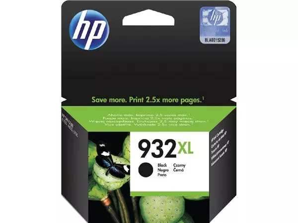Een Inktcartridge HP CN053AE 932XL zwart koop je bij Kantoorvakhandel van der Heijde